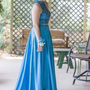 Sherri Hill Two Piece Prom Dress